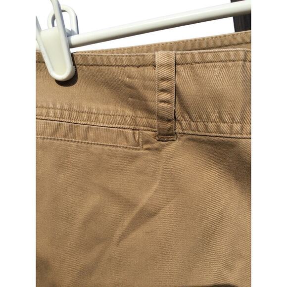 Ralph Lauren womens khaki shorts plus size 16 beige modest classic preppy cotton - Picture 6 of 12